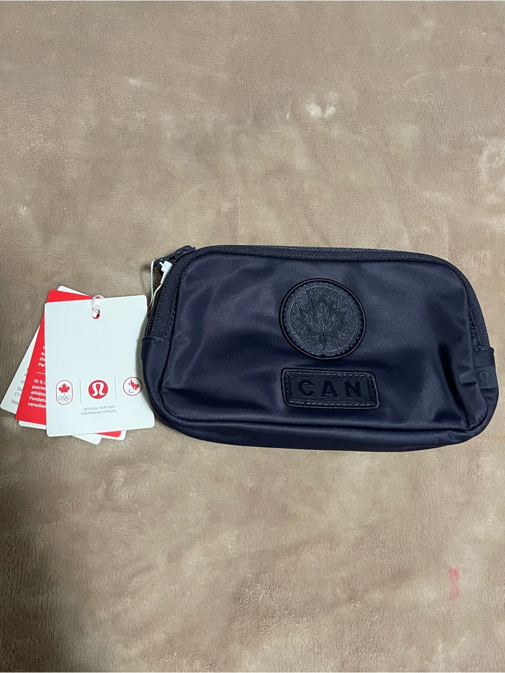 lululemon dark purple belt bag